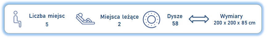 Dane podstawowe o jacuzzi Elysian Trident